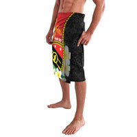 Personalised PNG Sauten Hailans Lavalava Papua New Guinea Plumeria Melanesian Pattern - Polynesian Pride