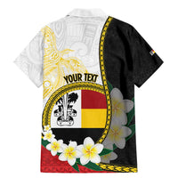 Personalised PNG Madang Provins Family Matching Mermaid Dress and Hawaiian Shirt Papua New Guinea Plumeria Melanesian Pattern LT14 - Polynesian Pride