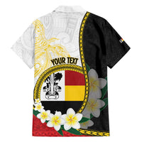 Personalised PNG Madang Provins Family Matching Puletasi and Hawaiian Shirt Papua New Guinea Plumeria Melanesian Pattern LT14 - Polynesian Pride