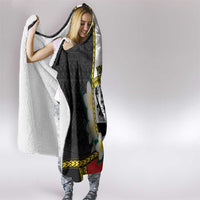 Personalised PNG Madang Provins Hooded Blanket Papua New Guinea Plumeria Melanesian Pattern LT14 - Polynesian Pride