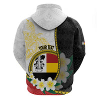 Personalised PNG Madang Provins Hoodie Papua New Guinea Plumeria Melanesian Pattern LT14 - Polynesian Pride
