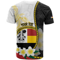 Personalised PNG Madang Provins T Shirt Papua New Guinea Plumeria Melanesian Pattern LT14 - Polynesian Pride