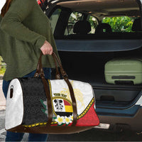 Personalised PNG Madang Provins Travel Bag Papua New Guinea Plumeria Melanesian Pattern LT14 - Polynesian Pride