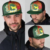 PNG Oro Provins Mesh Trucker Cap Papua New Guinea Plumeria Melanesian Pattern - Polynesian Pride