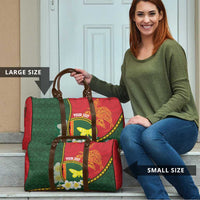 Personalised PNG Oro Provins Travel Bag Papua New Guinea Plumeria Melanesian Pattern LT14 - Polynesian Pride