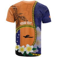 Personalised PNG Niu Ailan T Shirt Papua New Guinea Plumeria Melanesian Pattern LT14 - Polynesian Pride