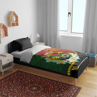 Personalised PNG Simbu Provins Bedding Set Papua New Guinea Plumeria Melanesian Pattern - Polynesian Pride