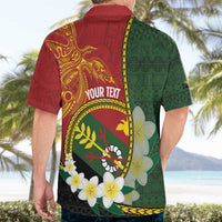 Personalised PNG Simbu Provins Hawaiian Shirt Papua New Guinea Plumeria Melanesian Pattern LT14 - Polynesian Pride
