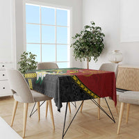 Personalised PNG Simbu Provins Tablecloth Papua New Guinea Plumeria Melanesian Pattern - Polynesian Pride