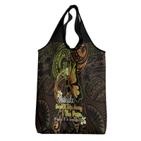 Polynesia Suicide Prevention Awareness Grocery Bag Your Life Is Worth Living For Polynesian Gold