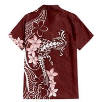 Oxblood Hawaii Family Matching Mermaid Dress and Hawaiian Shirt Hammerhead Shark Tattoo Curve Polynesian LT14 - Polynesian Pride
