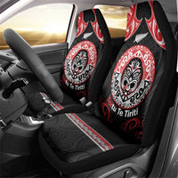 Aotearoa Toitu Te Tiriti Car Seat Cover Haka Tiki Honour The Treaty LT14 - Polynesian Pride