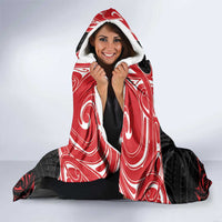 Aotearoa Toitu Te Tiriti Hooded Blanket Haka Tiki Honour The Treaty LT14 - Polynesian Pride