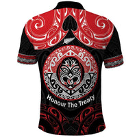 Aotearoa Toitu Te Tiriti Polo Shirt Haka Tiki Honour The Treaty LT14 - Polynesian Pride