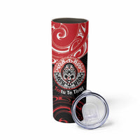 Aotearoa Toitu Te Tiriti Skinny Tumbler Haka Tiki Honour The Treaty LT14 - Polynesian Pride