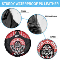 Aotearoa Toitu Te Tiriti Spare Tire Cover Haka Tiki Honour The Treaty LT14 - Polynesian Pride