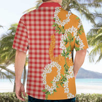 Prince Kuhio Aloha Hawaii Hawaiian Shirt Plumeria Ilima Lei Palaka Motifs LT14 - Polynesian Pride