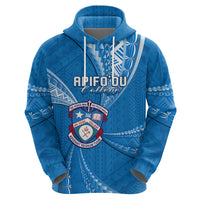 Custom Tonga Apifoou College Hoodie Class of Year Tongan Ngatu Pattern LT14 - Polynesian Pride