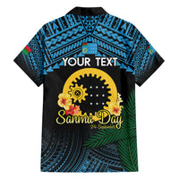 Personalised Sanma Day Family Matching Tank Maxi Dress and Hawaiian Shirt Vanuatu Provinces Polynesian Pattern LT14 - Polynesian Pride
