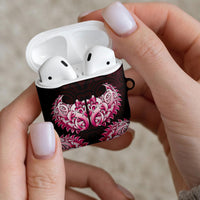 New Zealand Ta Moko AirPods Case Aotearoa Maori Chest Tattoo Pink