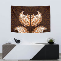 New Zealand Ta Moko Tapestry Aotearoa Maori Chest Tattoo Orange