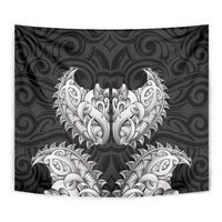 New Zealand Ta Moko Tapestry Aotearoa Maori Chest Tattoo Black