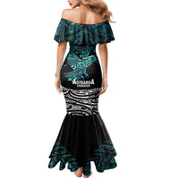 New Zealand Sulphur-crested Cockatoo Mermaid Dress Aotearoa Maori Mix Paua Shell LT14 - Polynesian Pride