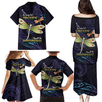 As Long As I Breathe You'll Be Remembered Family Matching Puletasi and Hawaiian Shirt Dragonflies Memorial - Polynesian Pattern LT14 - Polynesian Pride