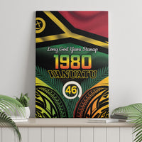 Vanuatu 1980 Canvas Wall Art Hapi 46 Yia Indipendens Anivesari LT14 - Polynesian Pride