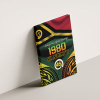 Vanuatu 1980 Canvas Wall Art Hapi 46 Yia Indipendens Anivesari LT14 - Polynesian Pride
