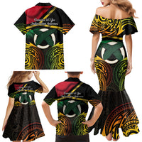 Vanuatu 1980 Family Matching Mermaid Dress and Hawaiian Shirt Hapi 45 Yia Indipendens Anivesari LT14 - Polynesian Pride