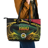 Vanuatu 1980 Leather Tote Bag Hapi 45 Yia Indipendens Anivesari
