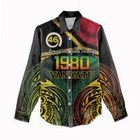 Vanuatu 1980 Women Casual Shirt Hapi 45 Yia Indipendens Anivesari