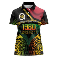 Vanuatu 1980 Women Polo Shirt Hapi 45 Yia Indipendens Anivesari
