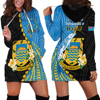Tuvalu Independence Day Hoodie Dress Manuia te tutokotasi o Tuvaluan Dolphin Tattoo LT14 - Polynesian Pride