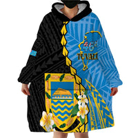 Tuvalu Independence Day Wearable Blanket Hoodie Manuia te tutokotasi o Tuvaluan Dolphin Tattoo LT14 - Polynesian Pride