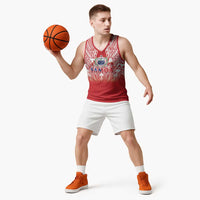 Toa Samoa Rugby Custom Basketball Jersey Samoa mo Samoa Polynesian Pacific Red - Polynesian Pride