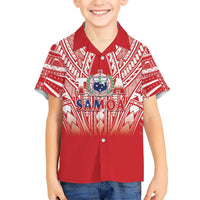 Toa Samoa Rugby Custom Hawaiian Shirt Samoa mo Samoa Polynesian Pacific Red - Polynesian Pride