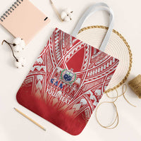 Toa Samoa Rugby Custom Tote Bag Samoa mo Samoa Polynesian Pacific Red - Polynesian Pride