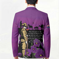 ANZAC Soldier and War Animals Blazer We Will Remember Them