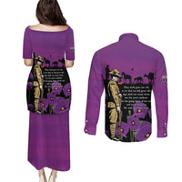 ANZAC Soldier and War Animals Couples Matching Puletasi and Long Sleeve Button Shirt We Will Remember Them
