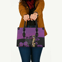 ANZAC Soldier and War Animals Leather Bag We Will Remember Them