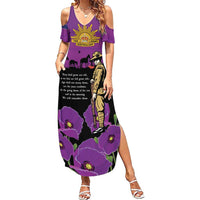 ANZAC Soldier and War Animals Summer Maxi Dress We Will Remember Them