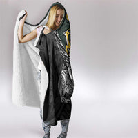 New Zealand and South Africa Rugby Hooded Blanket Maori Kiwi With Springboks LT15 - Polynesian Pride