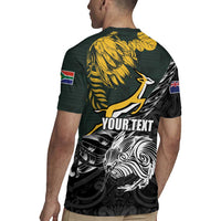 New Zealand and South Africa Rugby Personalised Rugby Jersey Maori Kiwi With Springboks LT15 - Polynesian Pride