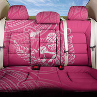New Zealand Silver Fern Rugby Custom Back Car Seat Cover Maori Tiki Pink Version LT15 One Size Pink - Polynesian Pride