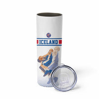 Iceland Basketball Custom Skinny Tumbler White Style
