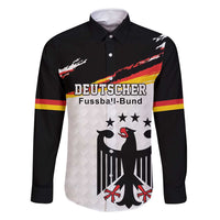 Custom Germany Football Family Matching Long Sleeve Bodycon Dress and Hawaiian Shirt Come On DFB-Team