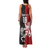 Custom British Lions New Zealand Family Matching Tank Maxi Dress and Hawaiian Shirt Unique Style LT18 - Polynesian Pride