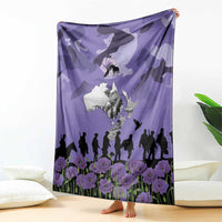 ANZAC Day Blanket Lest We Forget the Animals Too